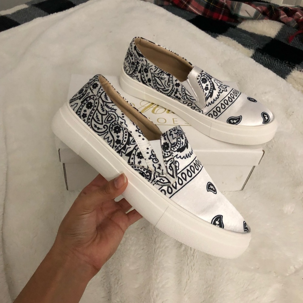 Satin Platform Shoes